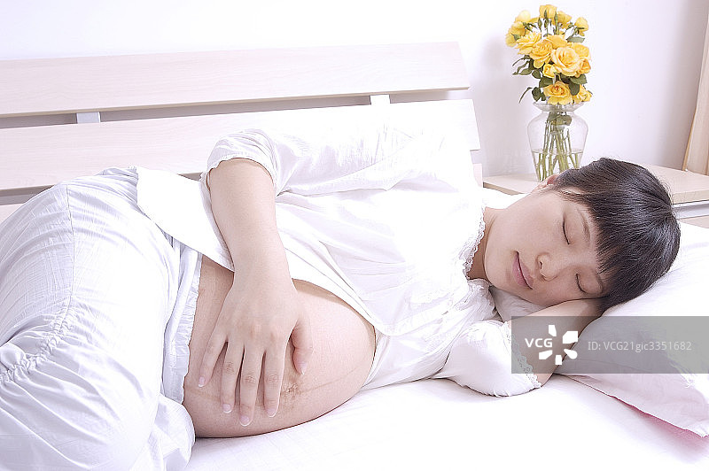 东方孕妇图片素材