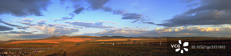 内蒙古临江风光图片素材