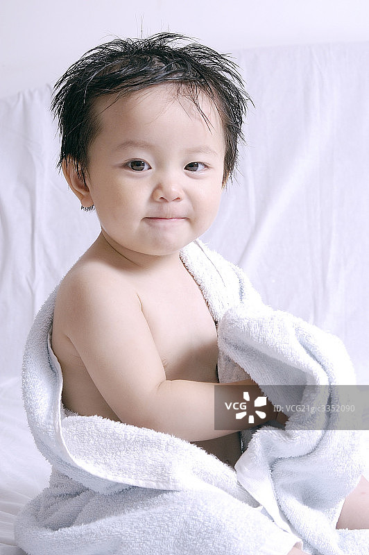 东方婴儿图片素材