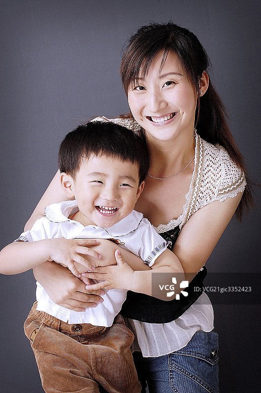 东方母子图片素材