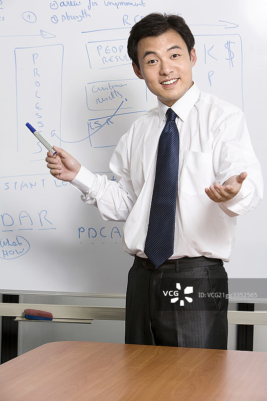 会议中的商务男士图片素材