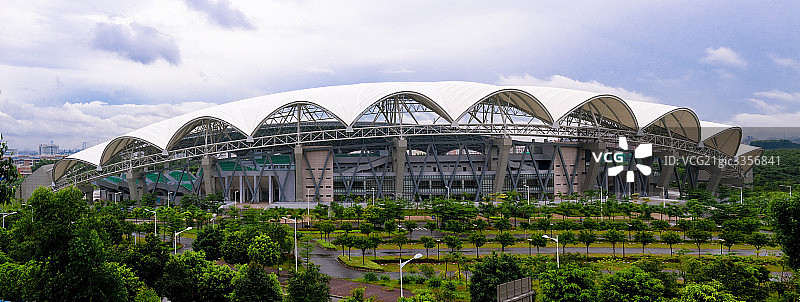 广州大学城体育中心主场馆图片素材