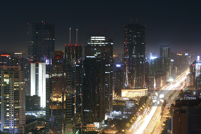 北京城市建筑夜景图片素材