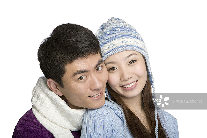 年轻夫妇肖像图片素材
