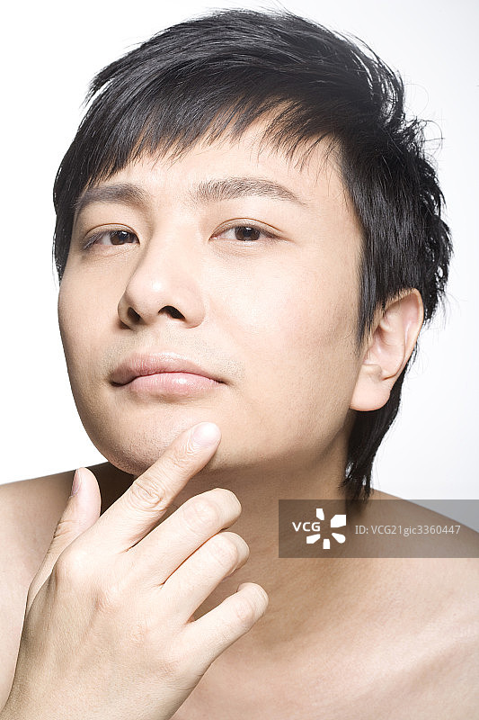 男士美容肖像图片素材