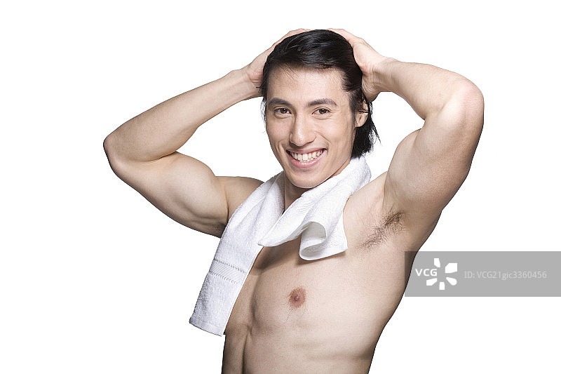 男士美容肖像图片素材