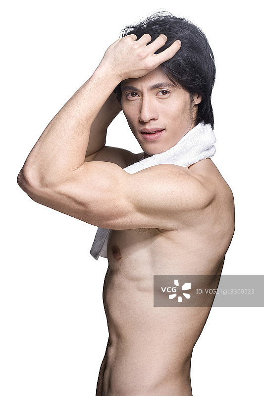 男士美容肖像图片素材