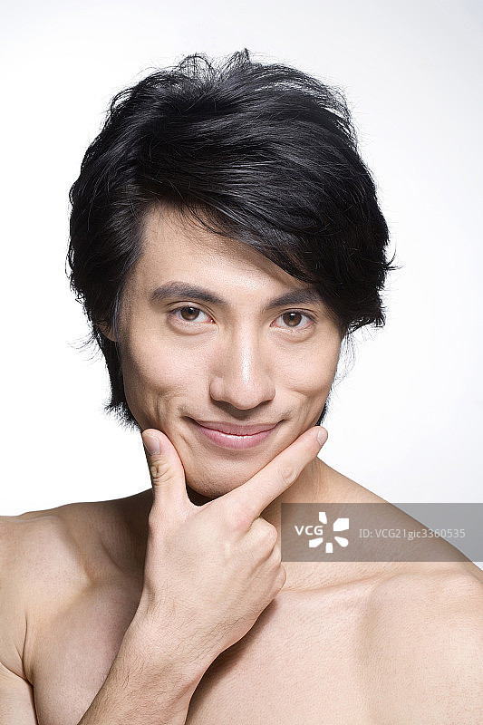 男士美容肖像图片素材