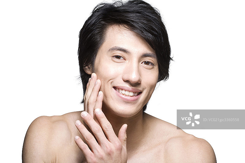 男士美容肖像图片素材