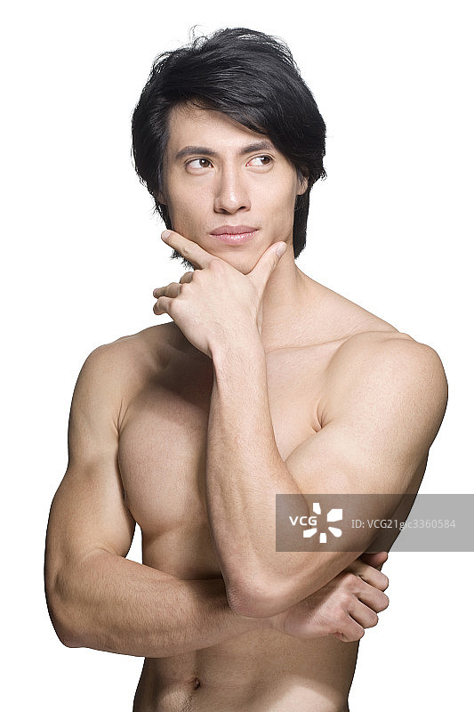 男士美容上身图片素材