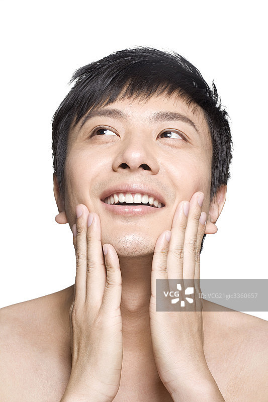 男士美容肖像图片素材