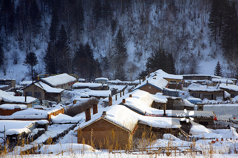 黑龙江雪乡图片素材
