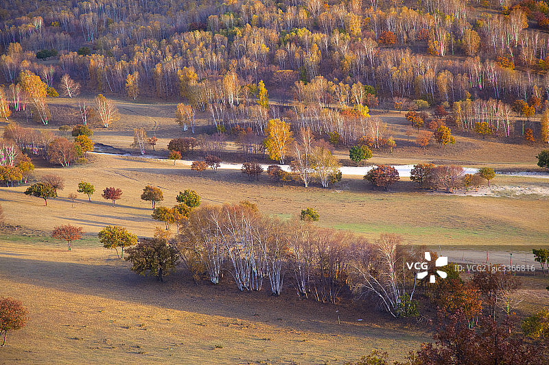 内蒙克旗乌兰布统秋季风光图片素材