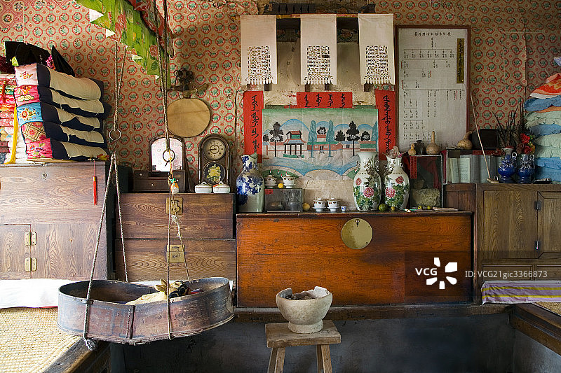 辽宁满族民居图片素材