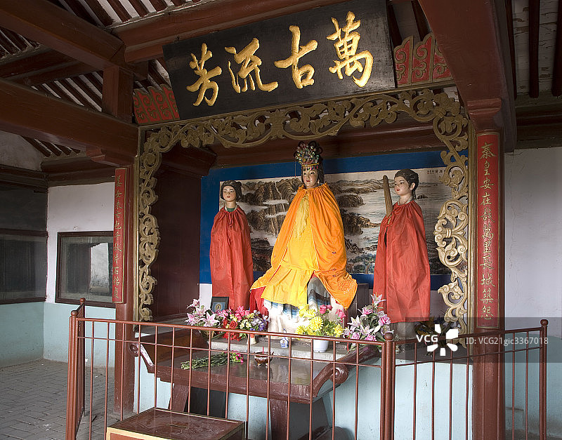 河北山海关孟姜女庙图片素材