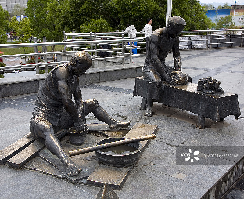 江西景德镇雕塑图片素材