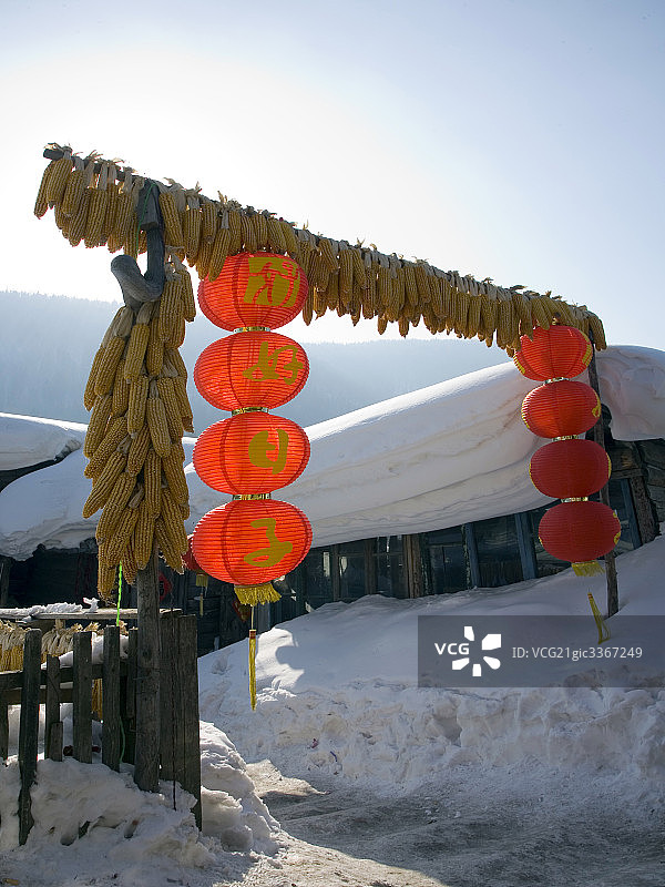 黑龙江雪乡图片素材