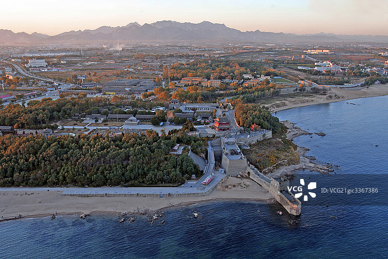 河北省秦皇岛老龙头图片素材