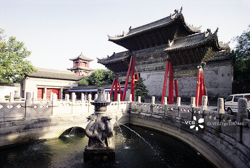 陕西西安碑林图片素材