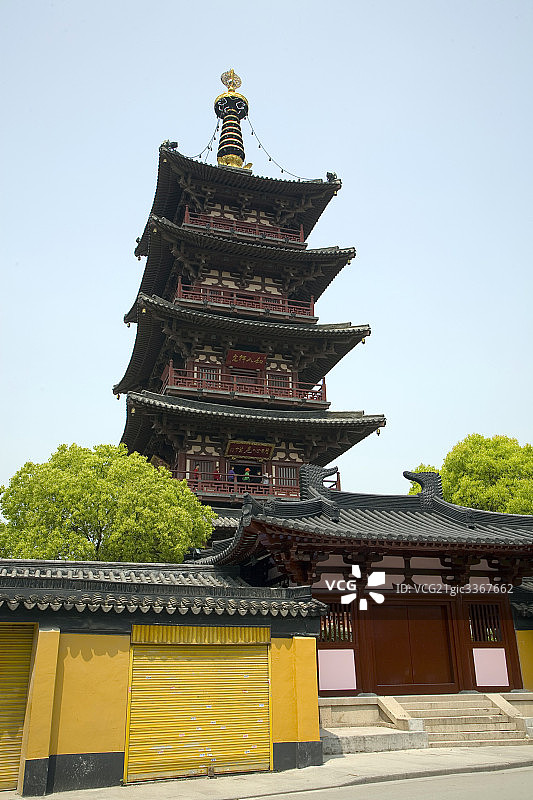 江苏省苏州寒山寺图片素材