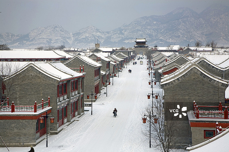 山海关古城图片素材