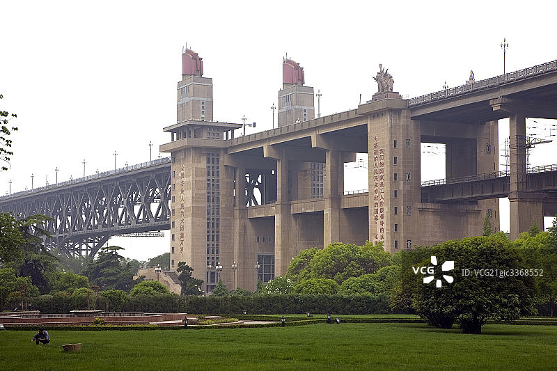 南京长江大桥图片素材