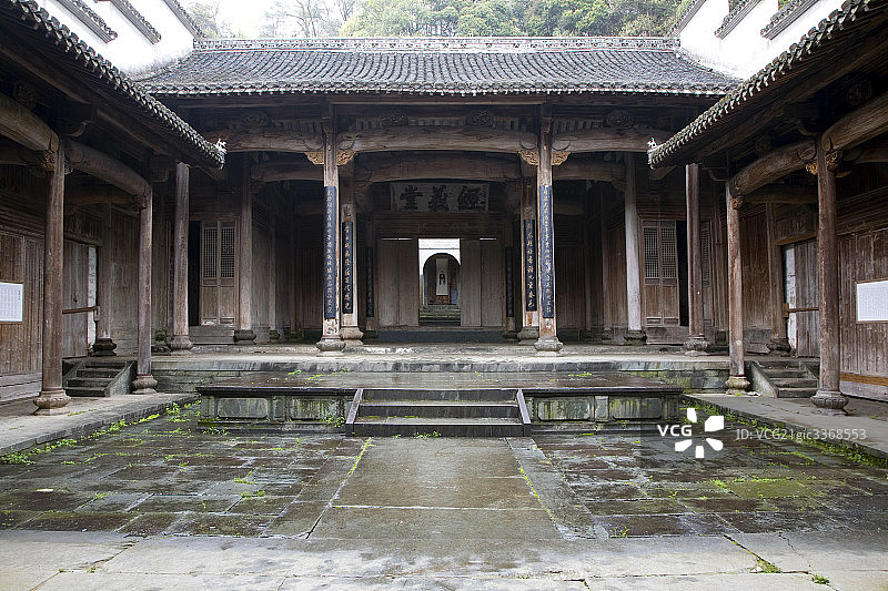 江西婺源古祠堂图片素材