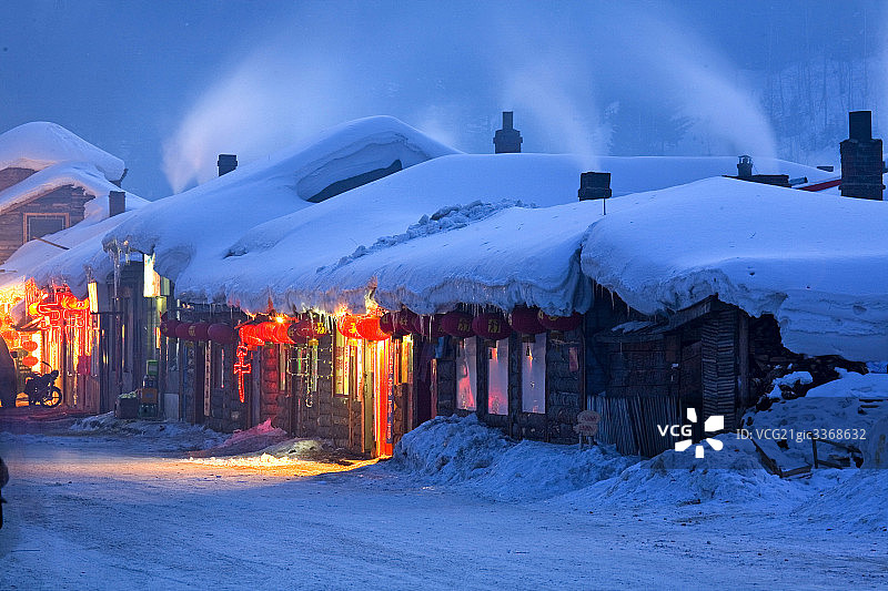 黑龙江雪乡图片素材