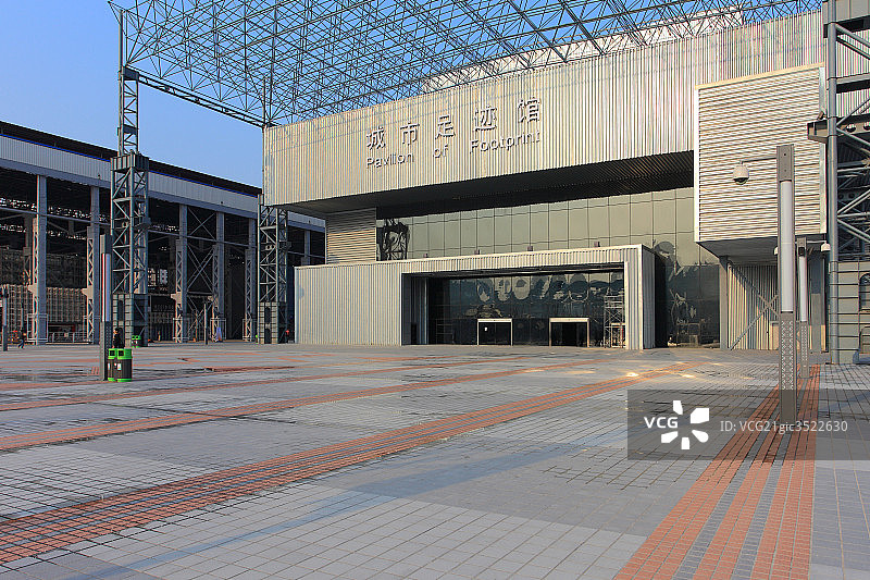 上海2010世博会城市足迹馆图片素材