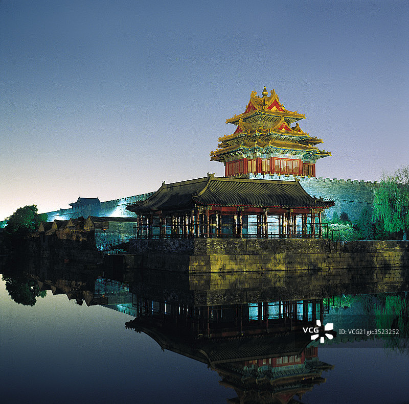 北京故宫角楼图片素材