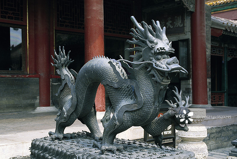 故宫储秀宫龙图片素材