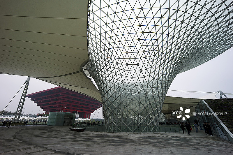 上海世博会建筑图片素材