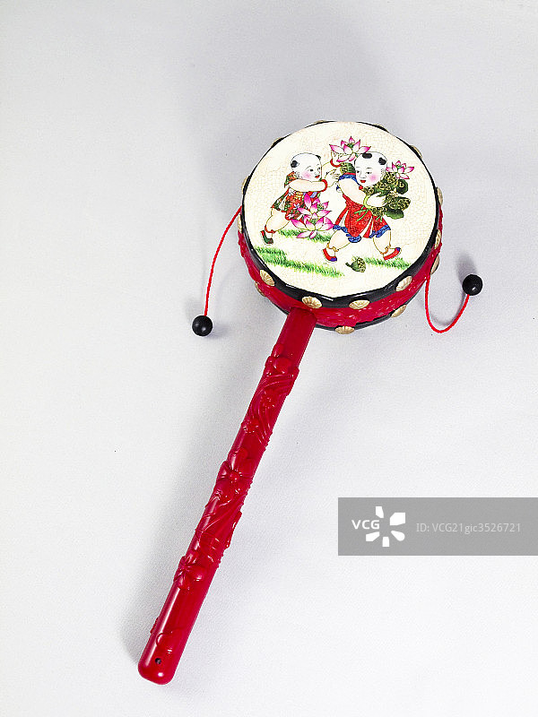 中国传统民间玩具－拨浪鼓图片素材