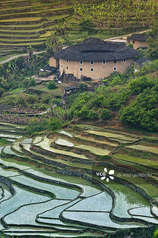 福建梯田图片素材