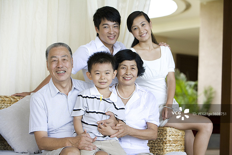 全家人在度假图片素材