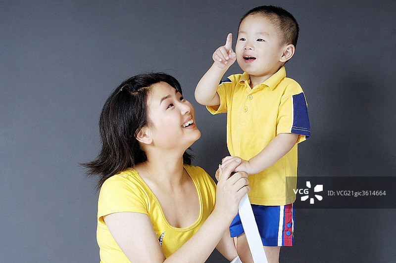 东方母子图片素材