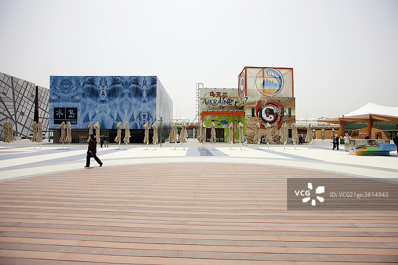 上海世博会冰岛馆和乌克兰馆图片素材