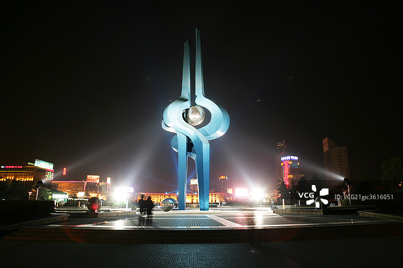 山东济南泉城广场图片素材