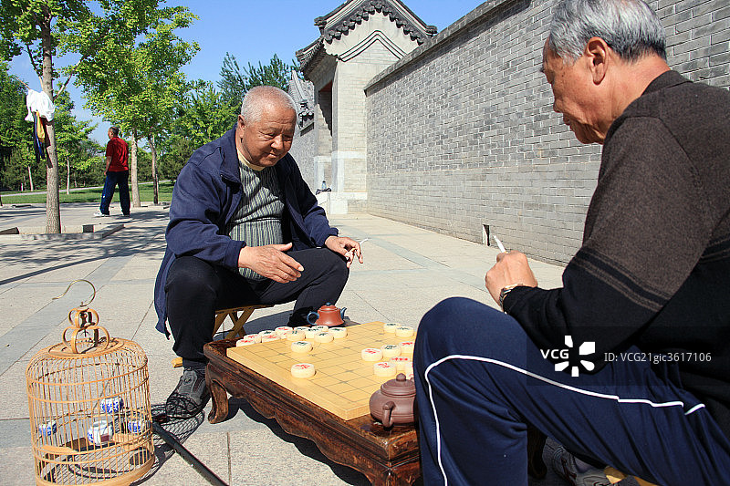 东方老人生活图片素材