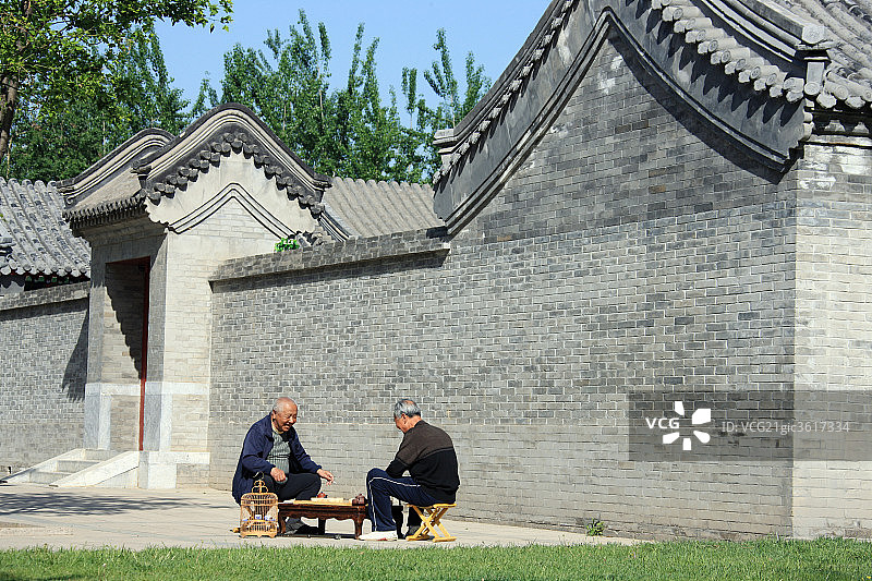 东方老人生活图片素材