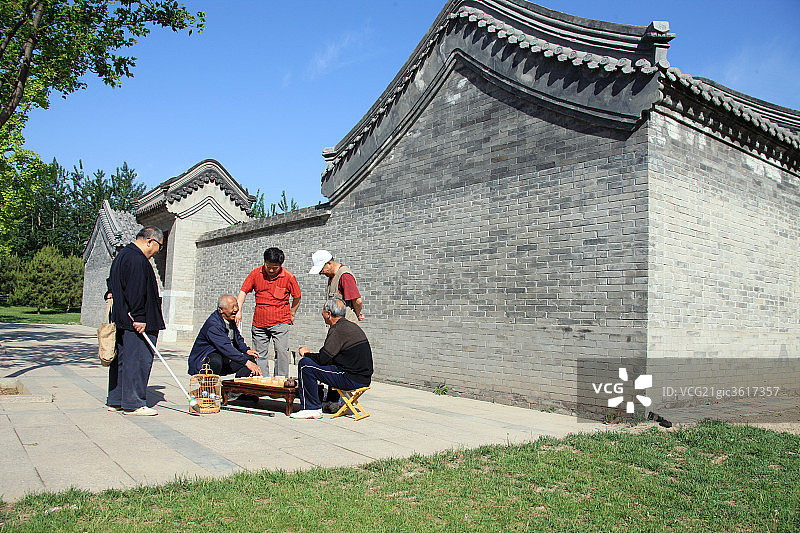 东方老人生活图片素材