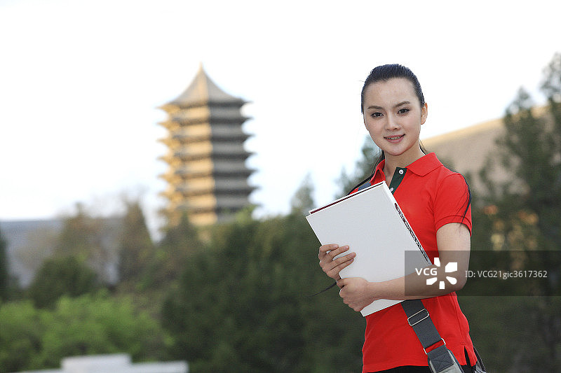 东方女大学生图片素材