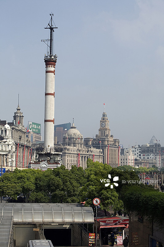 上海外滩风景图片素材