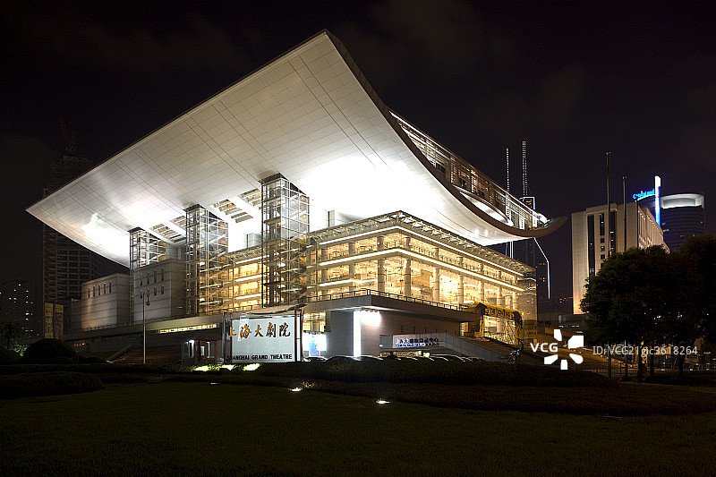 上海大剧院图片素材