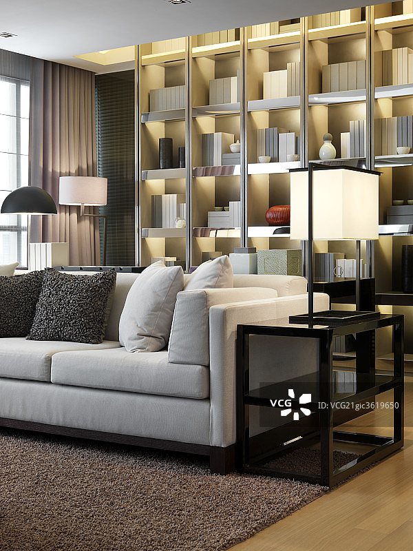 装饰前卫的客厅图片素材