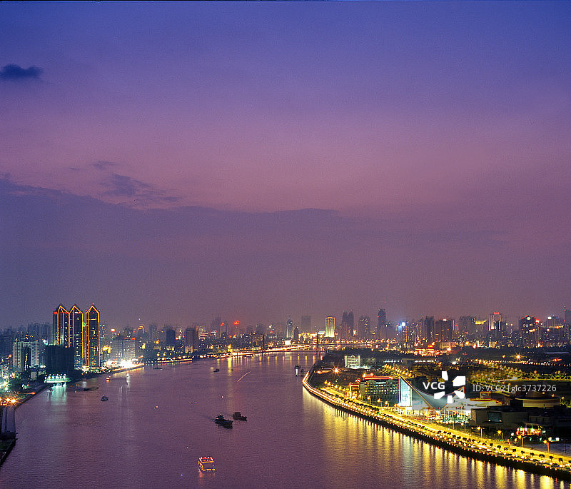 广东省广州珠江夜景图片素材