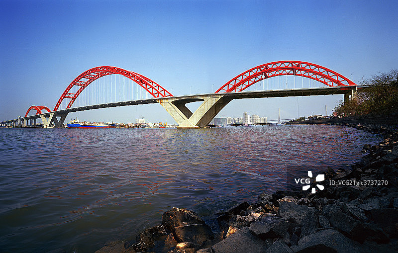 广东省广州新光大桥图片素材