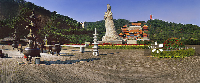 广东省广州南沙天后宫图片素材