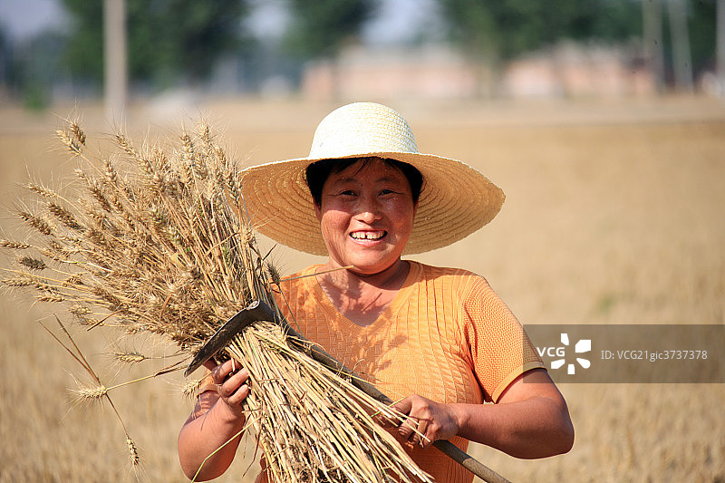 东方人农民图片素材