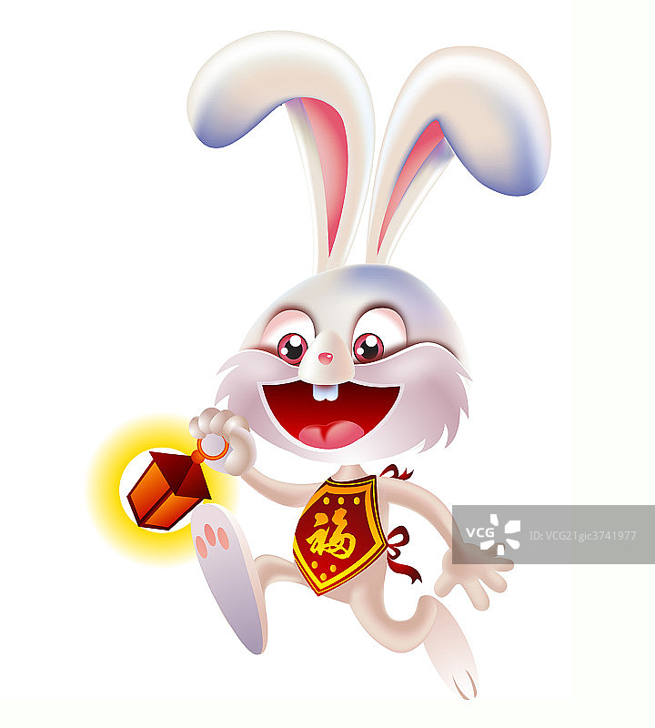 插画兔子图片素材